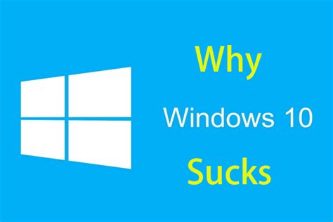 OPINION: Windows 10 sucks. : r/Windows10 .